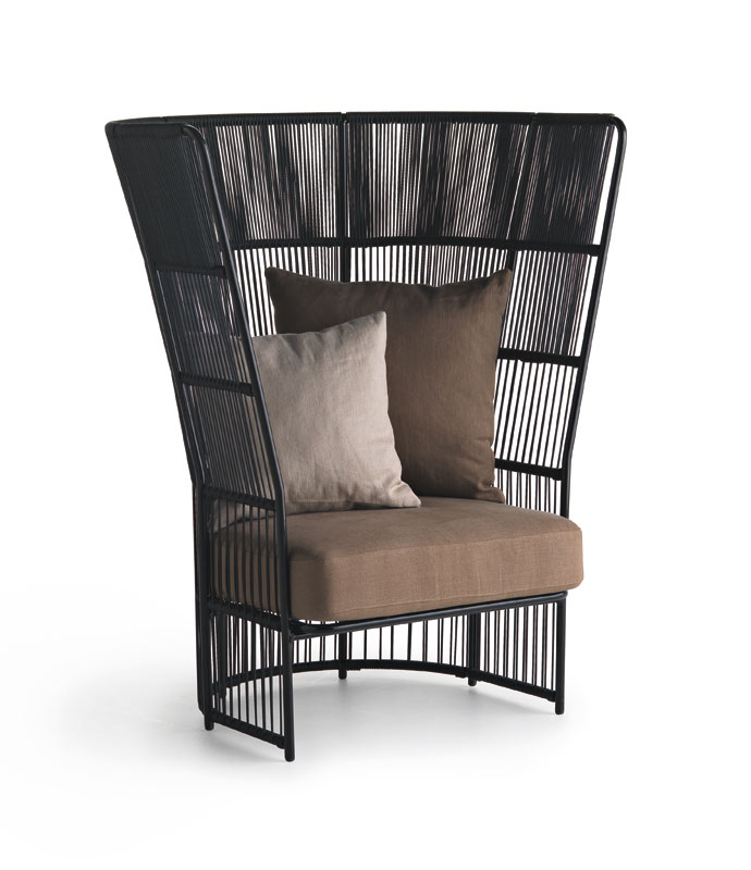 Tibidabo High back armchair