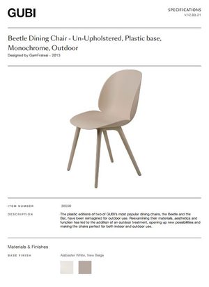 Product technical description details