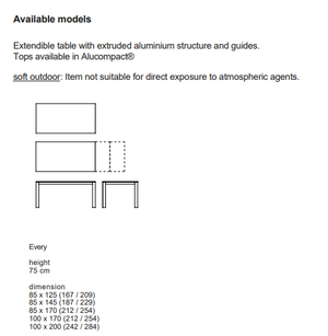 Product technical description details