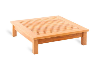 Chelsea square coffee table in teak