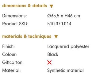 Product technical description details