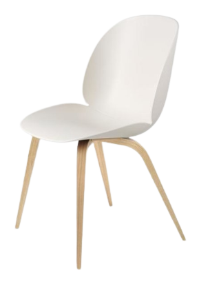 Beetle Dining Chair - Un-Upholstered, Wood base