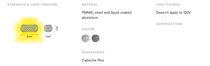 Product technical description details