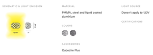 Product technical description details