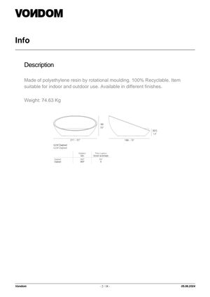 Product technical description details