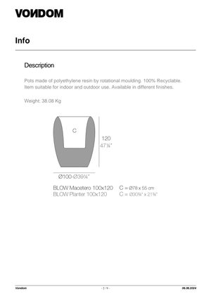 Product technical description details
