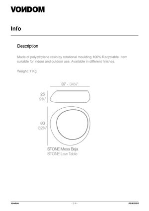 Product technical description details