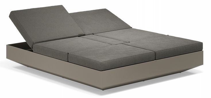 Vela daybed with 4 reclining backrests