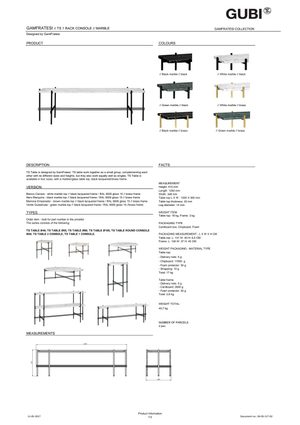 Product technical description details
