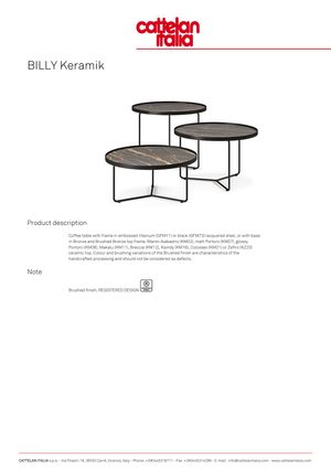 Product technical description details
