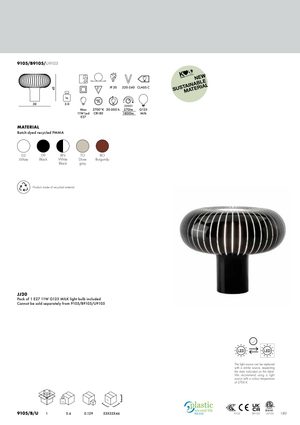 Product technical description details