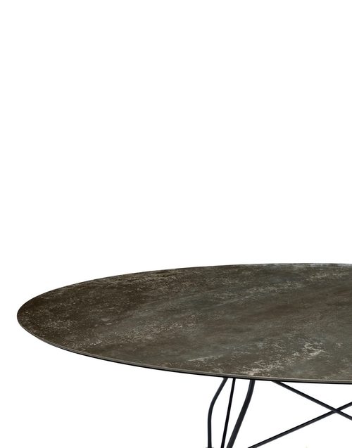 Glossy Oval Aged Bronze Offer