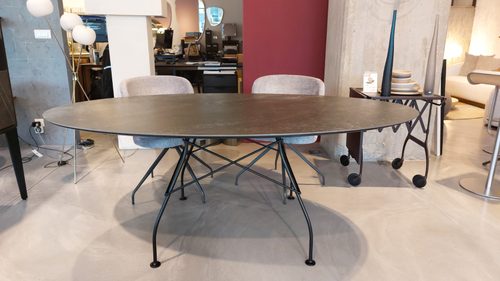 Glossy Oval Aged Bronze Offer