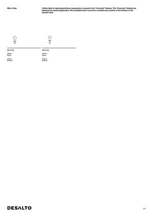 Product technical description details