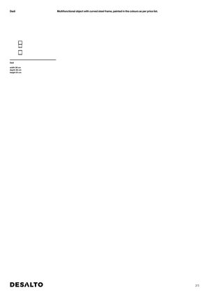 Product technical description details