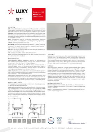 Product technical description details