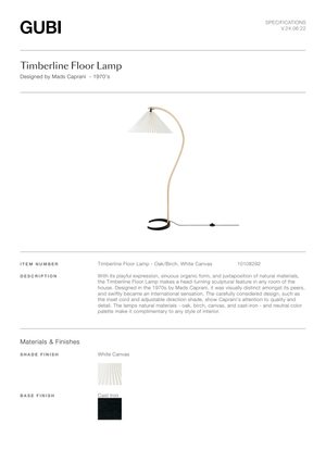 Product technical description details