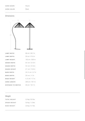 Product technical description details