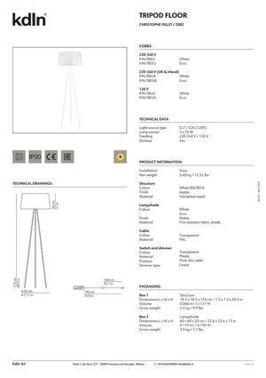 Product technical description details