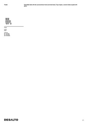 Product technical description details