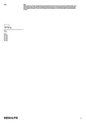 Product technical description details