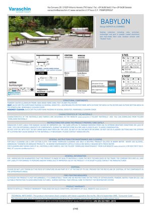 Product technical description details