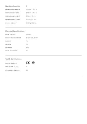 Product technical description details