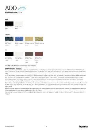 Product technical description details