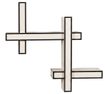 Lepid double shelf