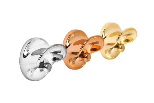 Wall clothes hook (2 pieces) METAL